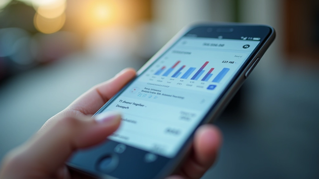 Banking App auf Smartphone